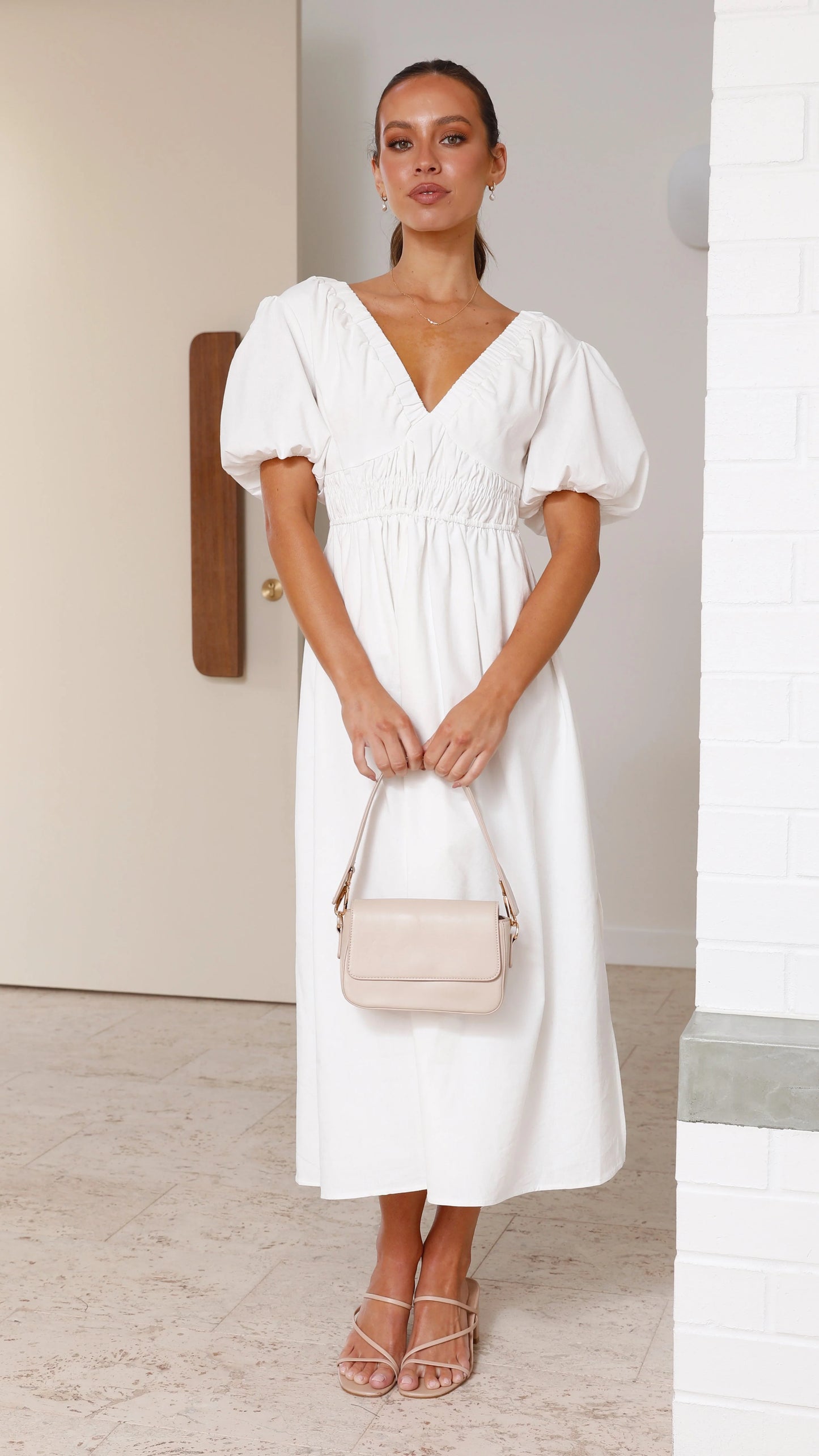 Fiore Maxi Dress - White